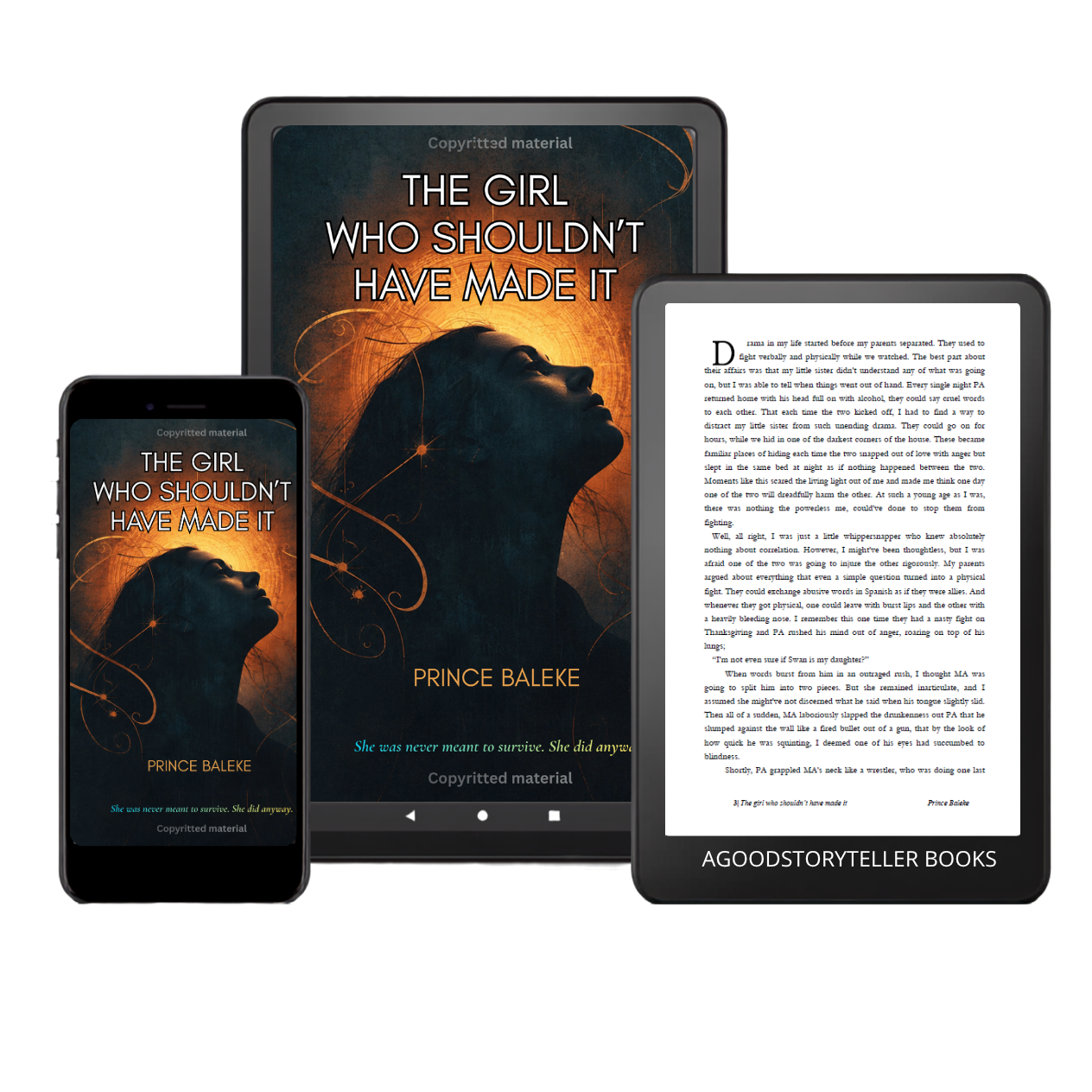 The Girl Who Shouldn't Have Made It on digital reading devices